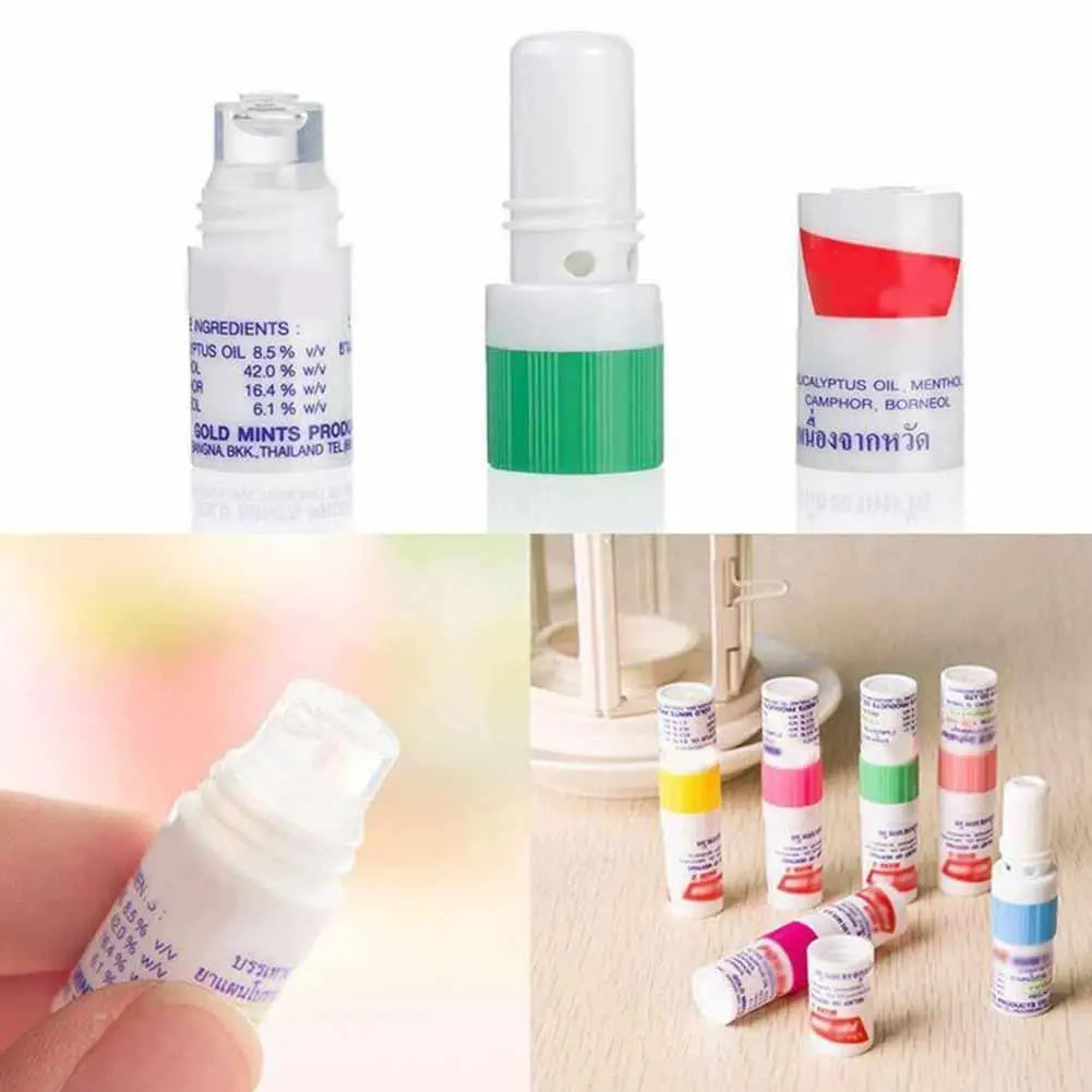 Inhalateur pour nez Thaïlande Menthol eucalyptus borneol fraîcheur instantanée
