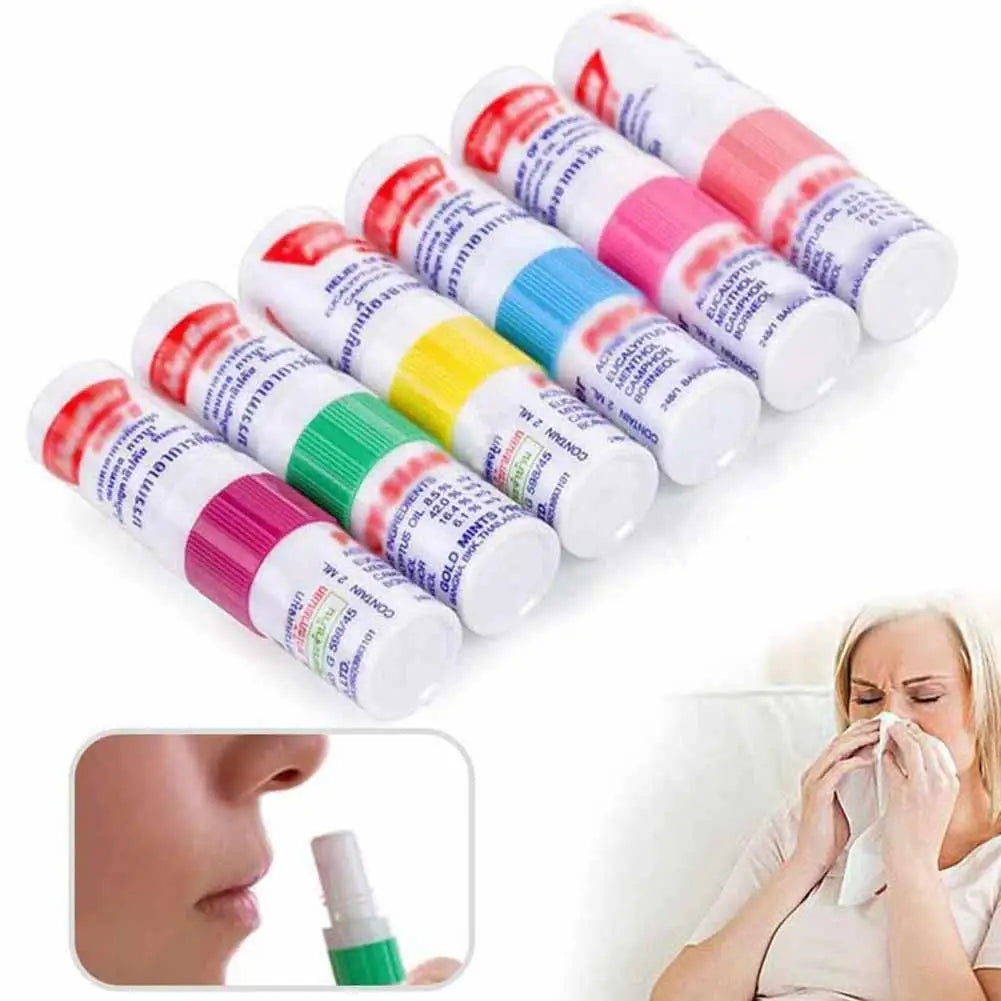 Inhalateur pour nez Thaïlande Menthol eucalyptus borneol fraîcheur instantanée